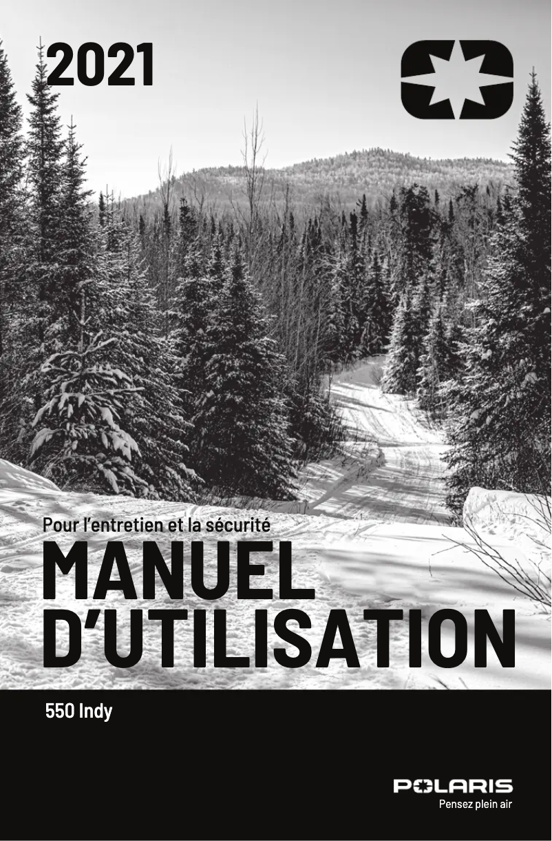 Page 1 de la notice Manuel utilisateur Polaris RMK Evo (2021)