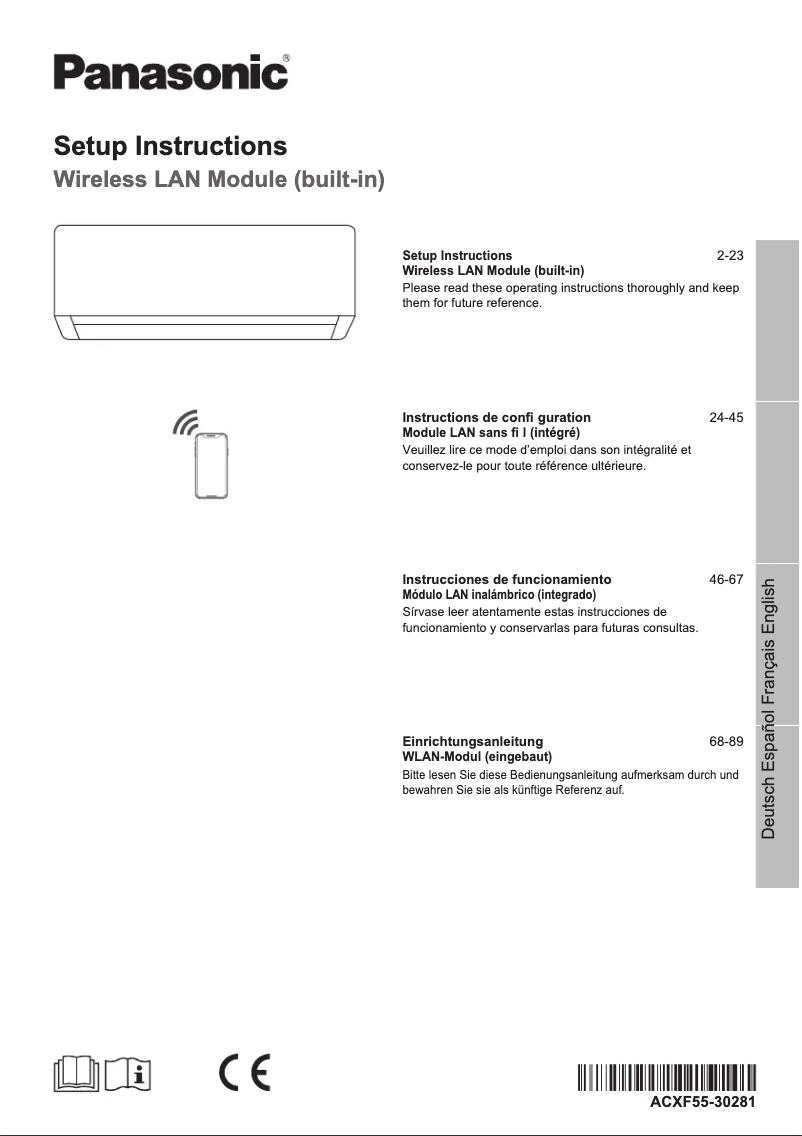 Página 1 del manual Manual de usuario Panasonic CS-Z35XKEW