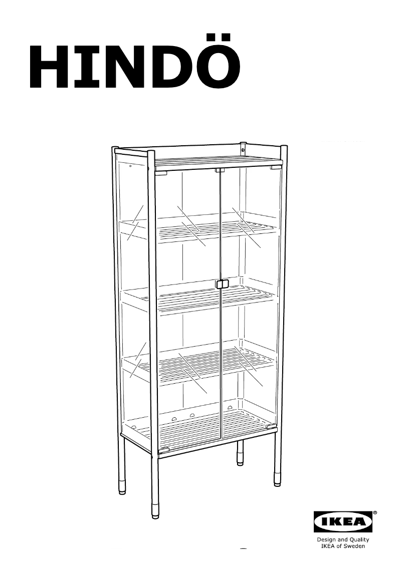 Page 1 de la notice Manuel utilisateur Ikea HINDO
