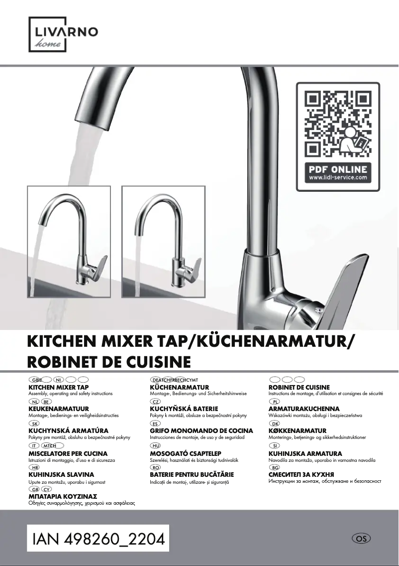 Página 1 del manual Manual de usuario Livarno Lux IAN 498260