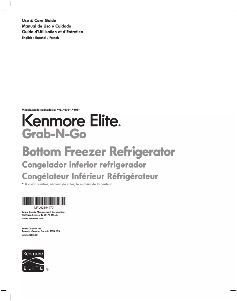 Page 1 de la notice Manuel utilisateur LG 74053