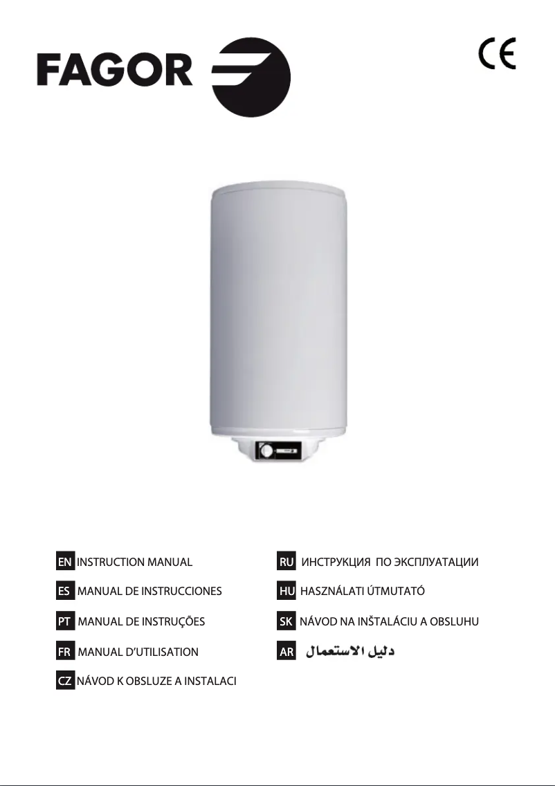 Page 1 de la notice Manuel utilisateur Fagor M-30C ECO