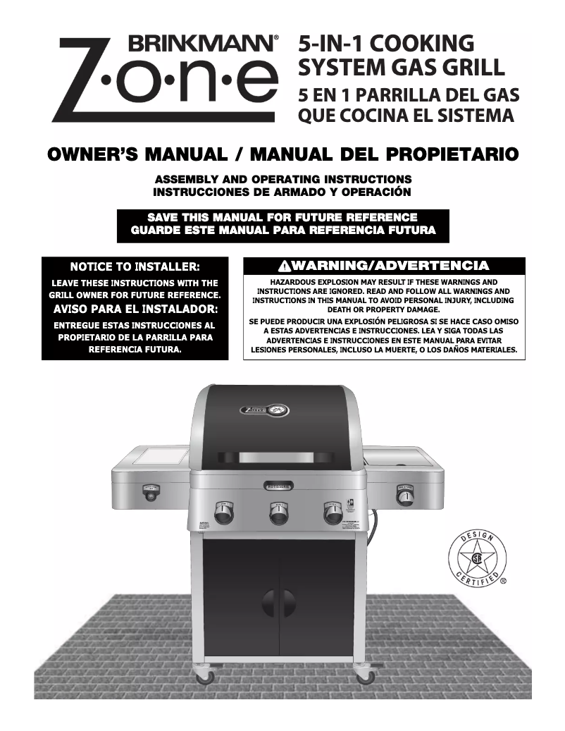 Page 1 de la notice Manuel utilisateur Brinkmann 810-2390-SB