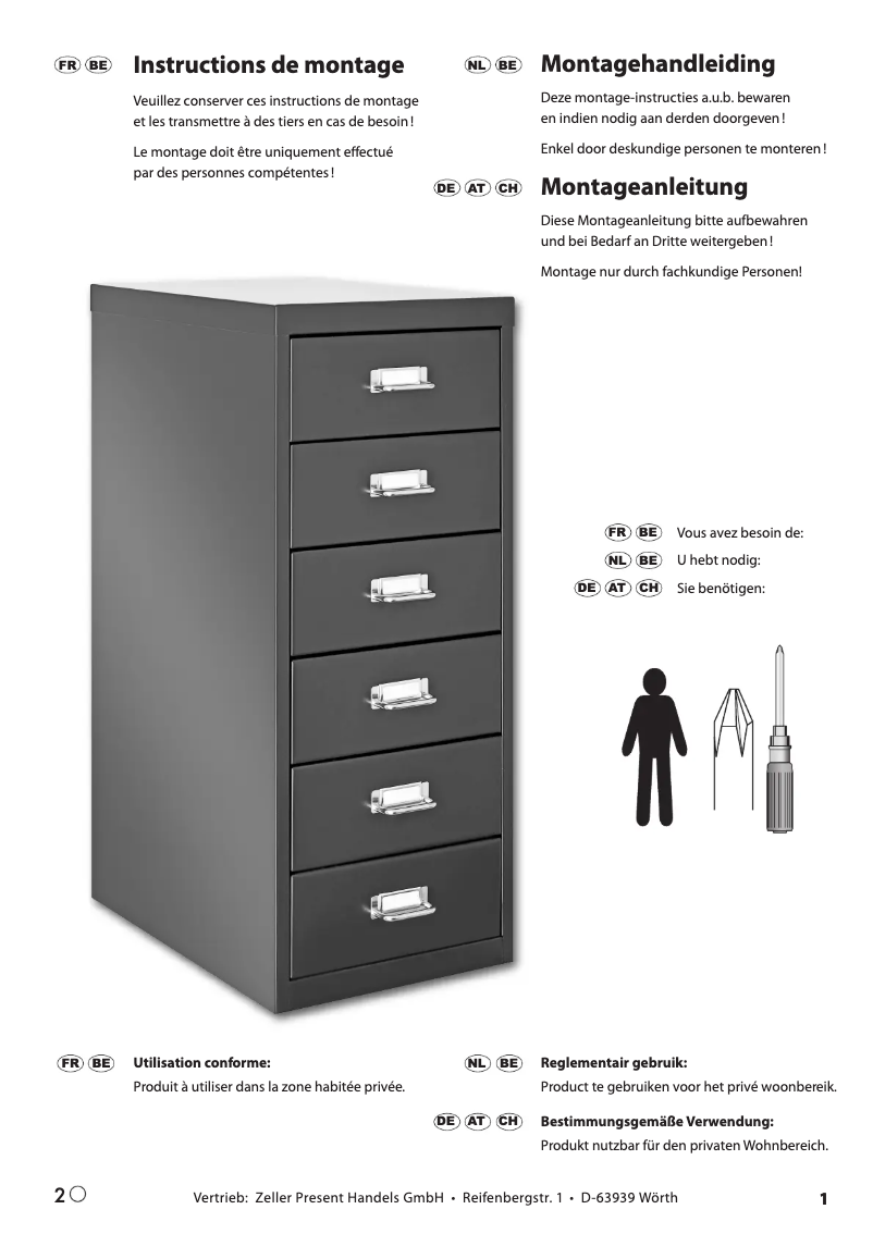 Page 1 de la notice Manuel utilisateur United Office IAN 069105