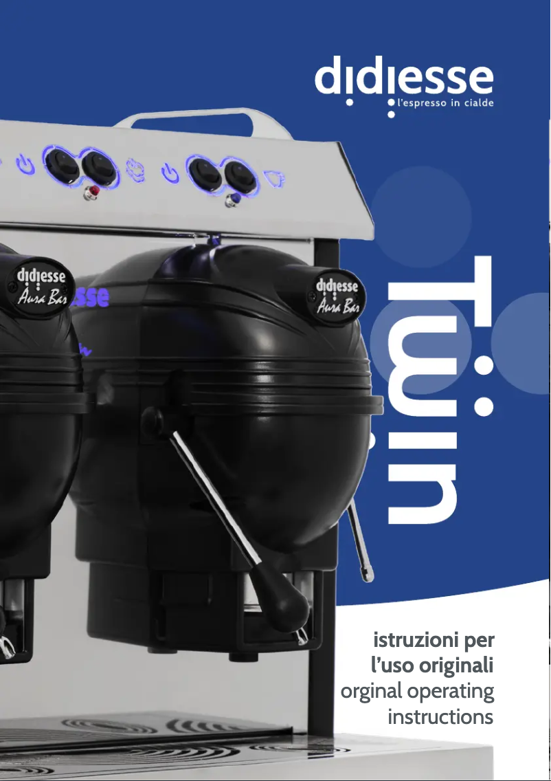 Page 1 de la notice Manuel utilisateur Didiesse Twin