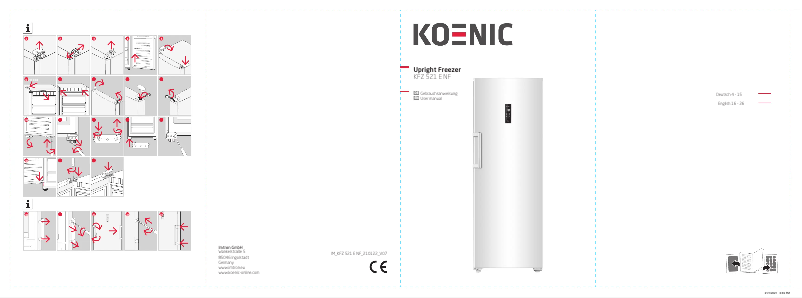Page 1 de la notice Manuel utilisateur Koenic KFZ 521 E NF