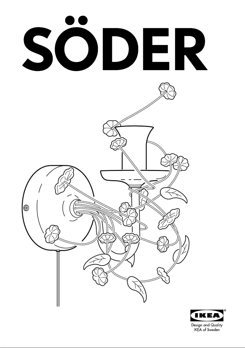 Page 1 de la notice Manuel utilisateur Ikea SODER