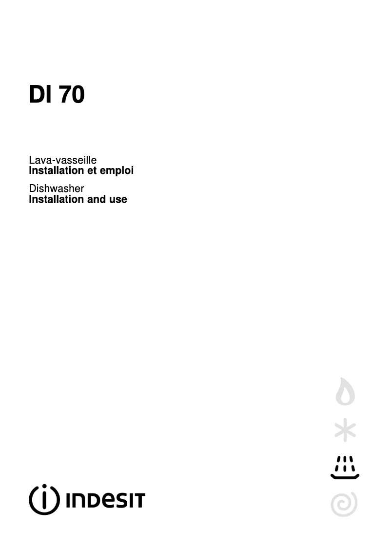 Page n°1 - Manuel utilisateur Indesit D 63 UK