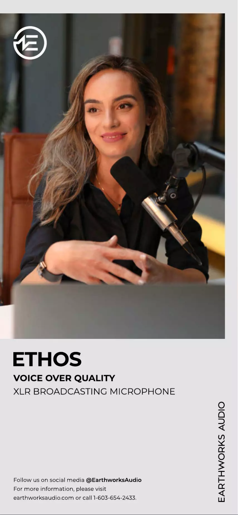 Page 1 de la notice Manuel utilisateur Earthworks ETHOS