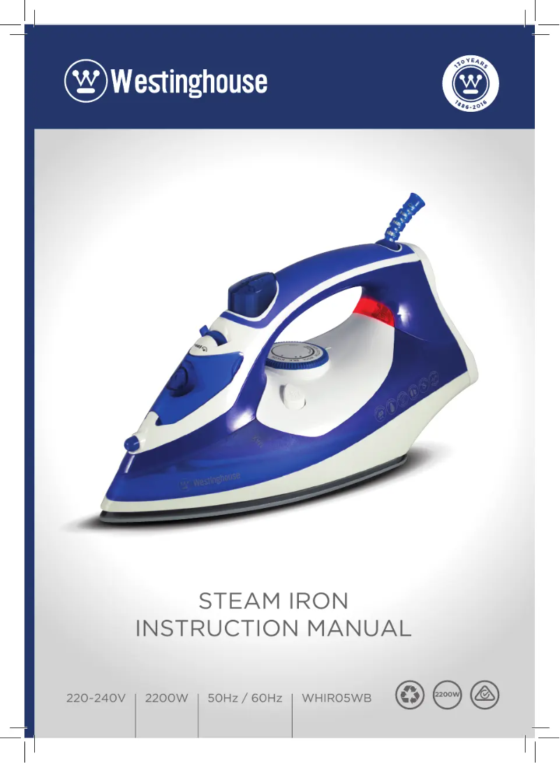 Página 1 del manual Manual de usuario Westinghouse WHIR05WB