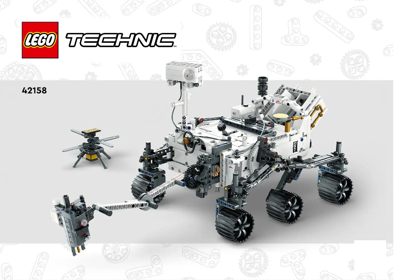 Page 1 de la notice Consignes visuelles Lego Technic 42158