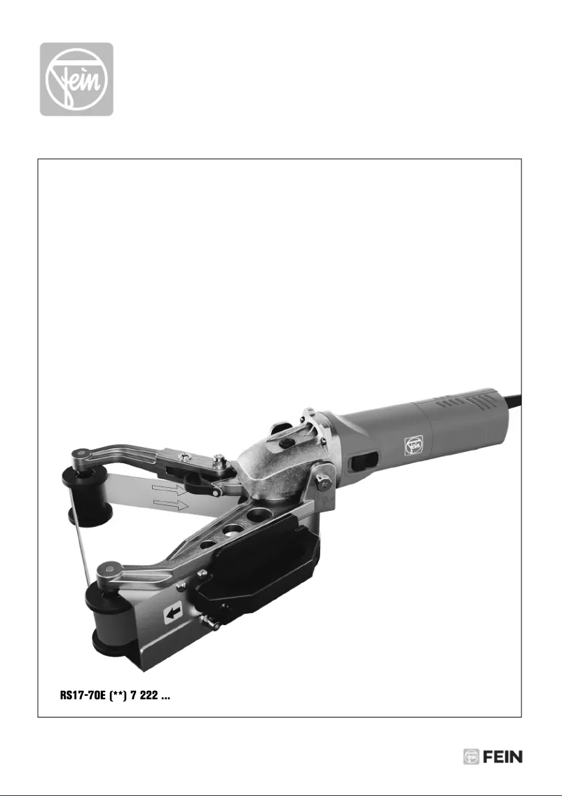 Page 1 de la notice Manuel utilisateur Fein RS17-70E