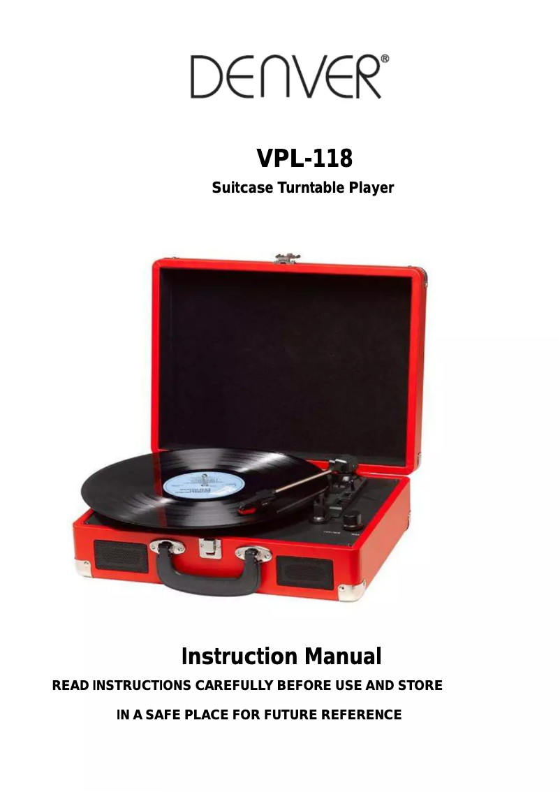 Página 1 del manual Manual de usuario Denver VPL-118