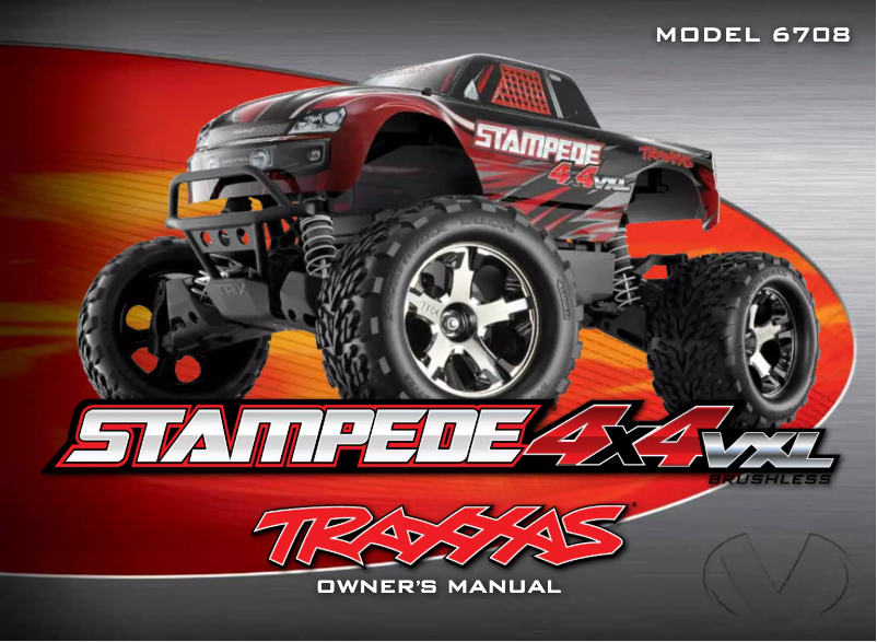Page 1 de la notice Manuel utilisateur Traxxas Stampede 4x4 VXL