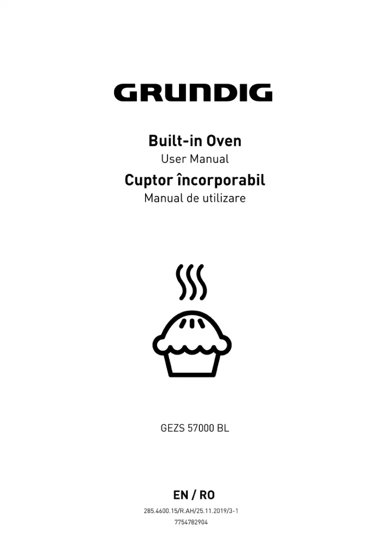 Page 1 de la notice Manuel utilisateur Grundig GEZS 57000 BL
