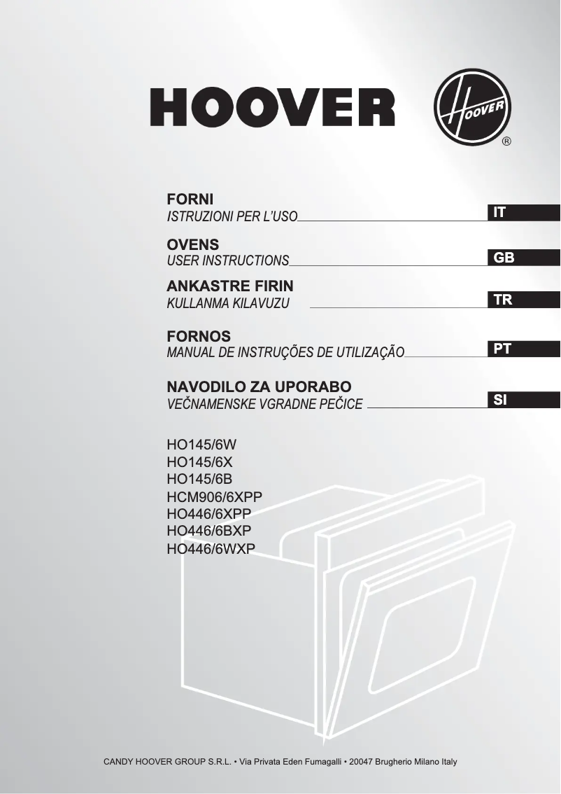 Página 1 del manual Manual de usuario Hoover HCM906/6XPP