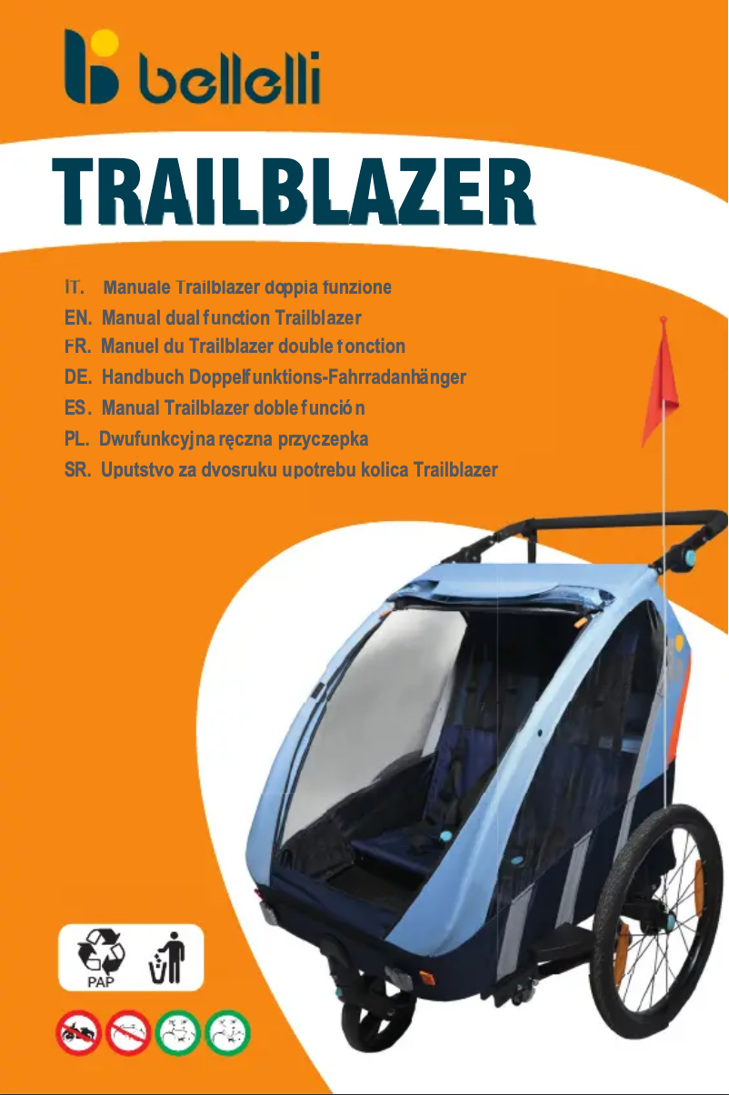 Page 1 of the manual User Manual Bellelli Trailblazer