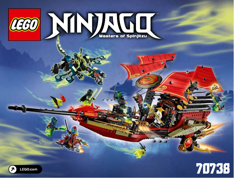 Página 1 del manual Manual de usuario Lego Ninjago 70738