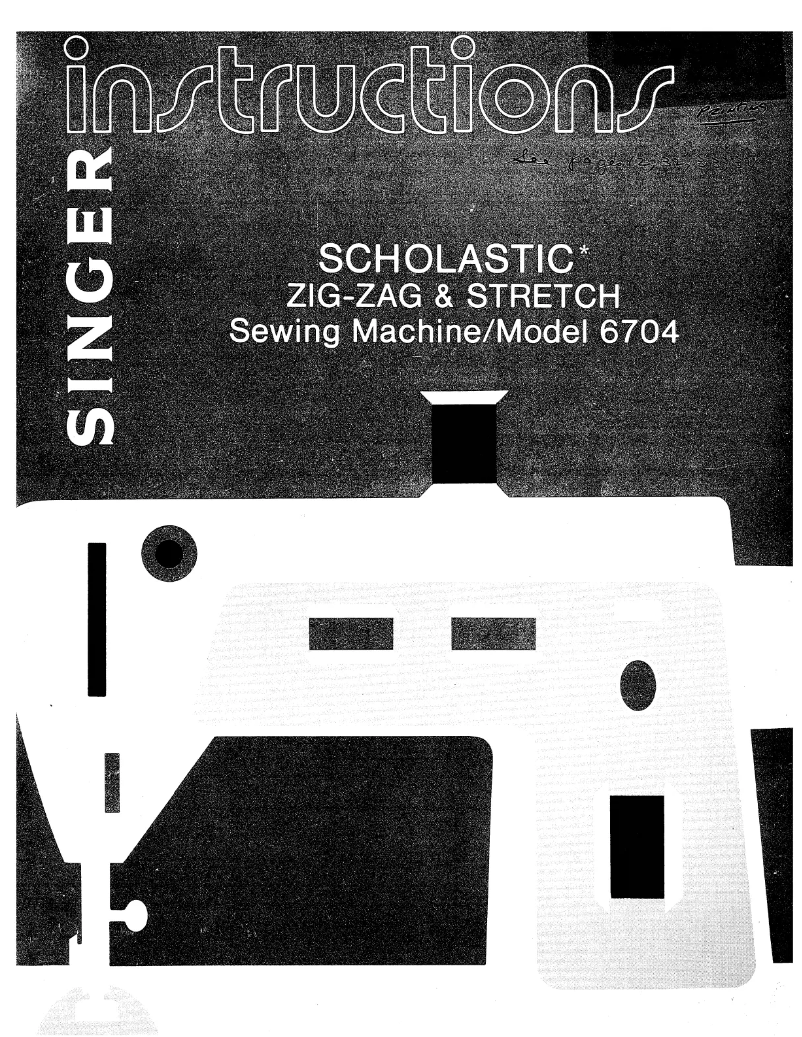 Página 1 del manual Manual de usuario Singer 6704