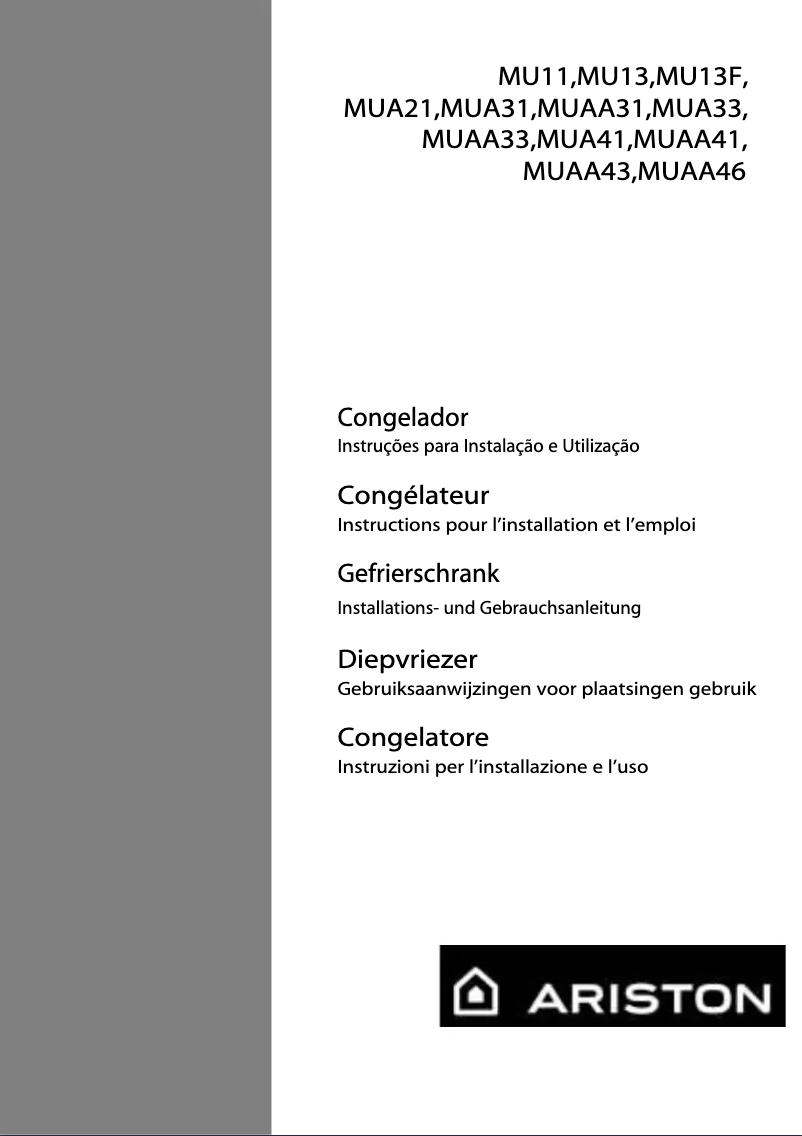 Page 1 de la notice Manuel utilisateur Ariston Thermo MU11