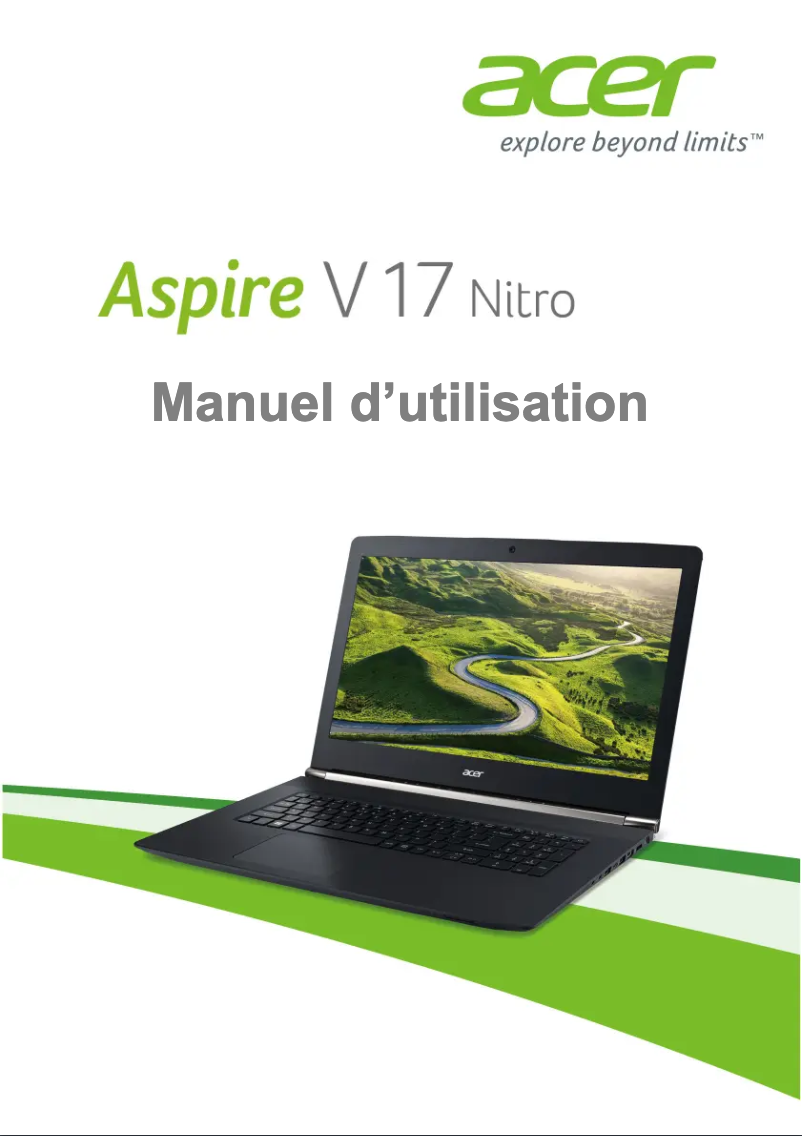 Page 1 de la notice Manuel utilisateur Acer Aspire VN7-792G