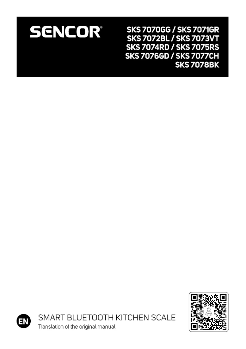 Page 1 de la notice Manuel utilisateur Sencor SKS 7071GR