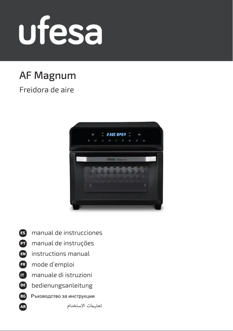 Page 1 de la notice Manuel utilisateur Ufesa Magnum