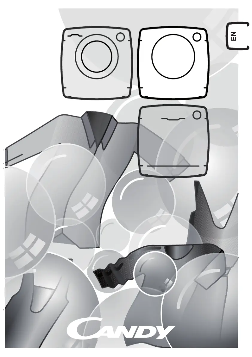 Página 1 del manual Manual de usuario Candy CS C8DF-80