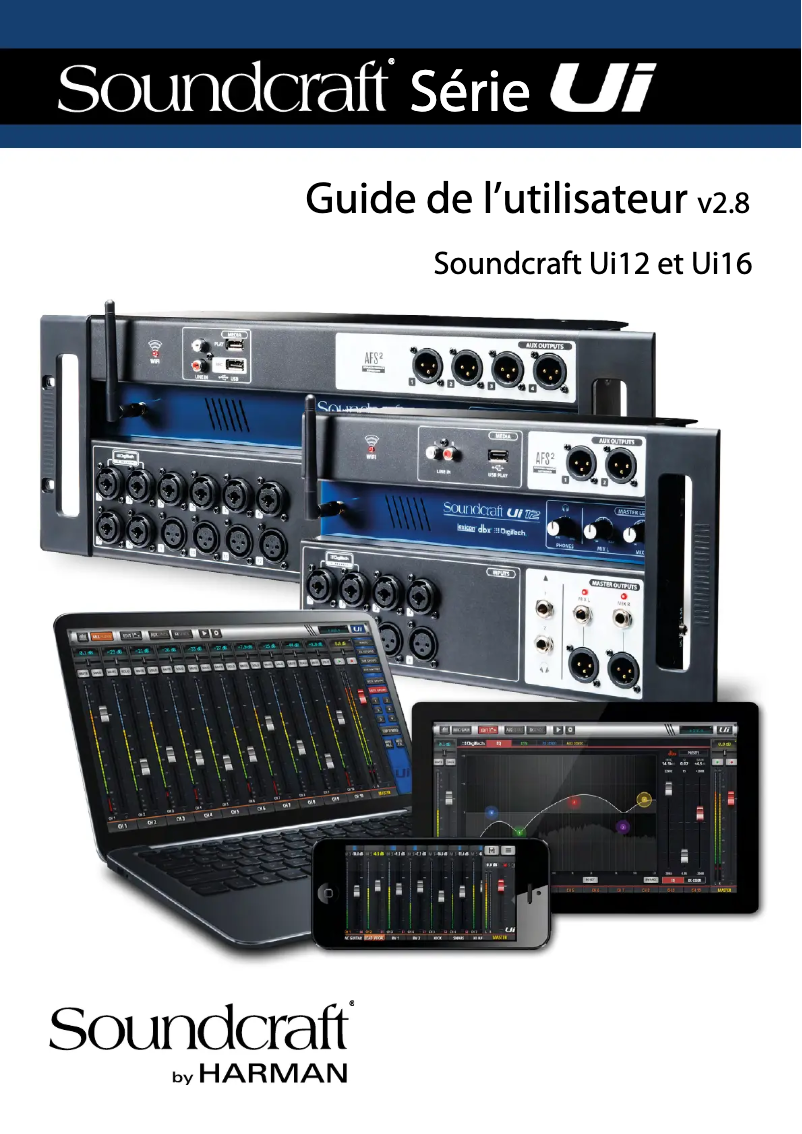 Page 1 de la notice Brochure Soundcraft UI12