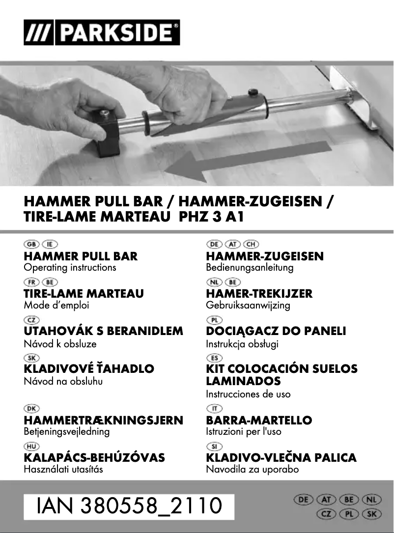 Page 1 de la notice Manuel utilisateur Parkside PHZ 3 A1