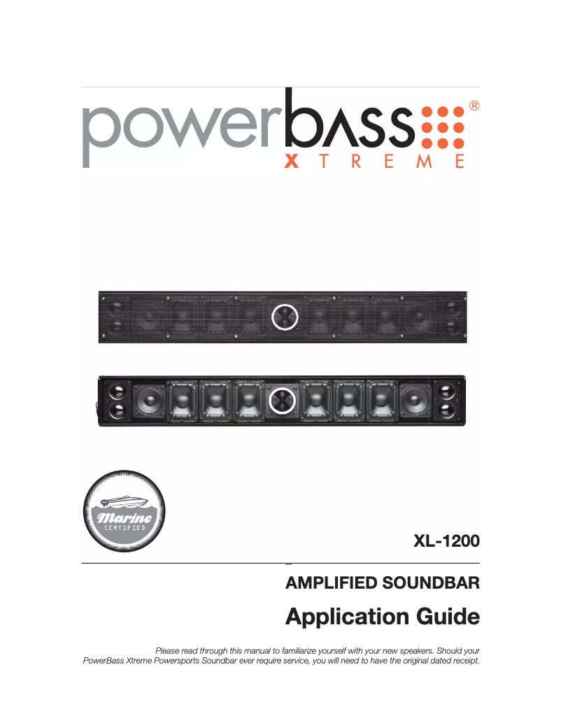 Página 1 del manual Manual de usuario PowerBass XL-1200