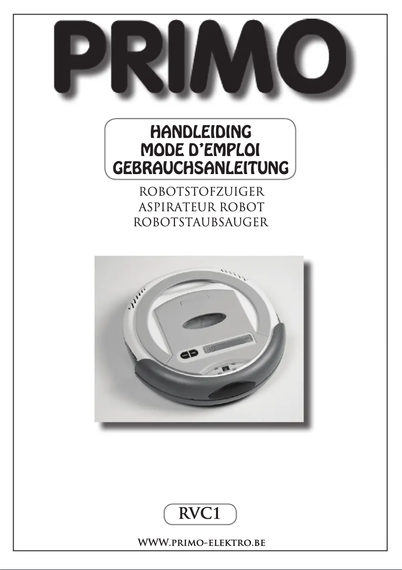 Page 1 de la notice Manuel utilisateur Primo RVC1