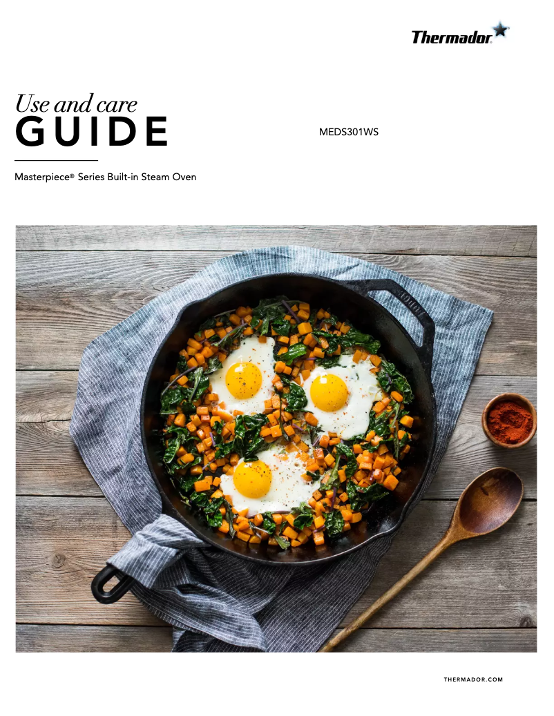 Página 1 del manual Manual de uso y mantenimiento Thermador MEDS301WS