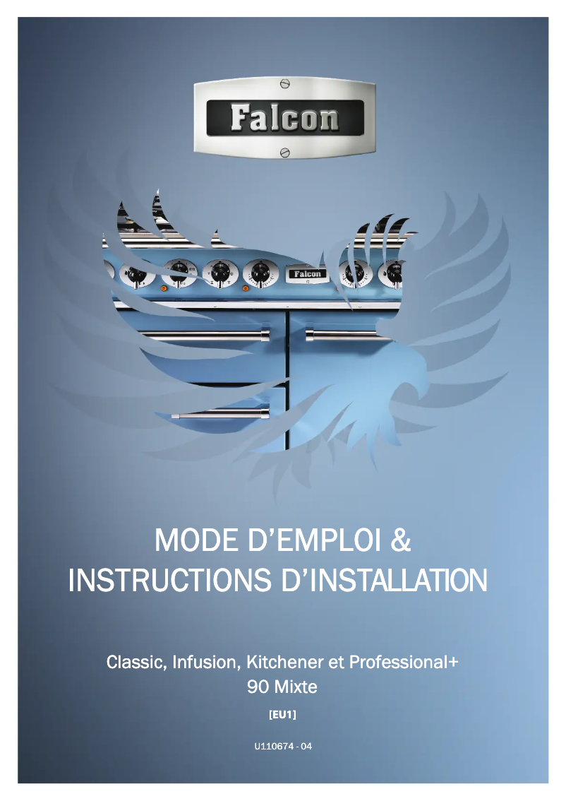 Page 1 de la notice Manuel utilisateur Falcon PROP90DFCY