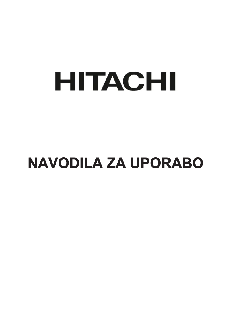 Page 1 de la notice Manuel utilisateur Hitachi 43FB32HAE4252