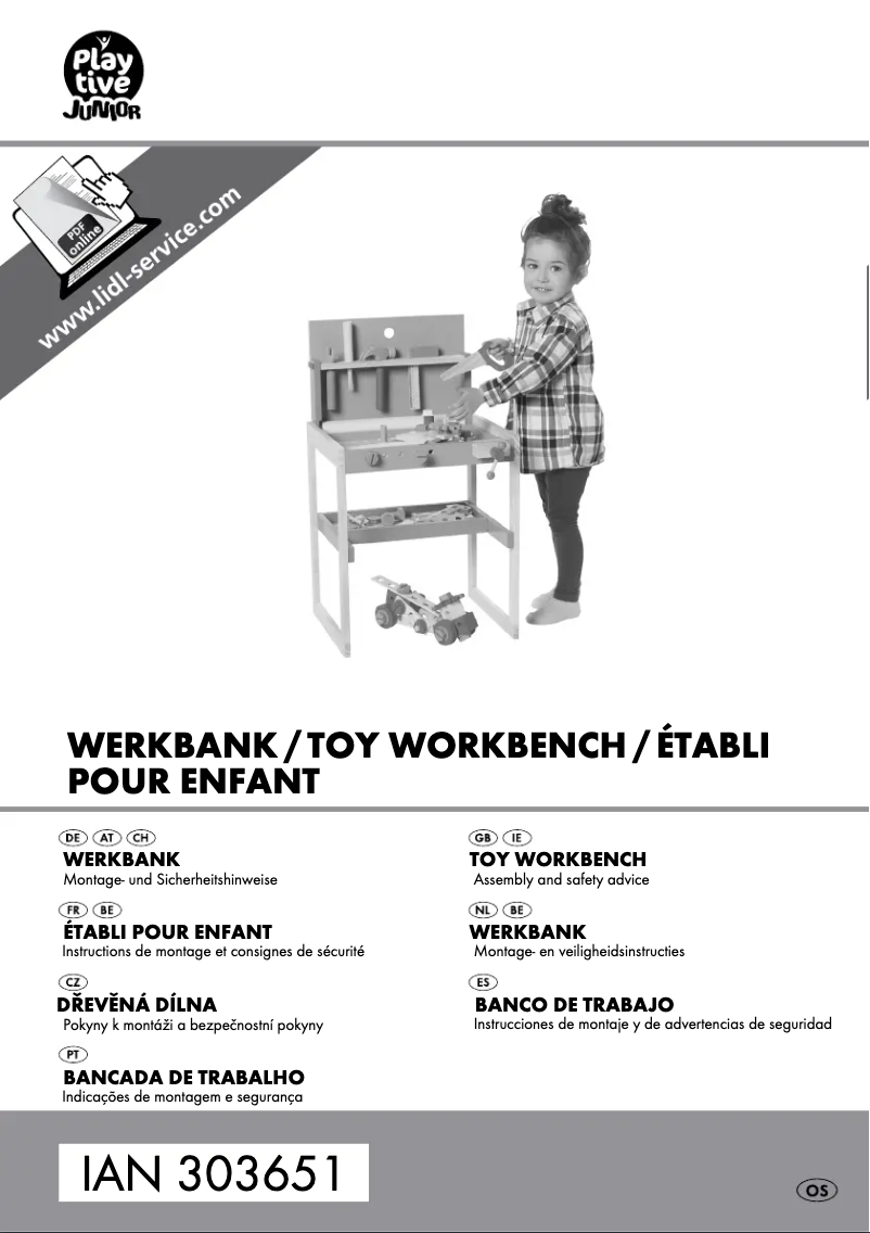 Página 1 del manual Manual de usuario Playtive HG03966