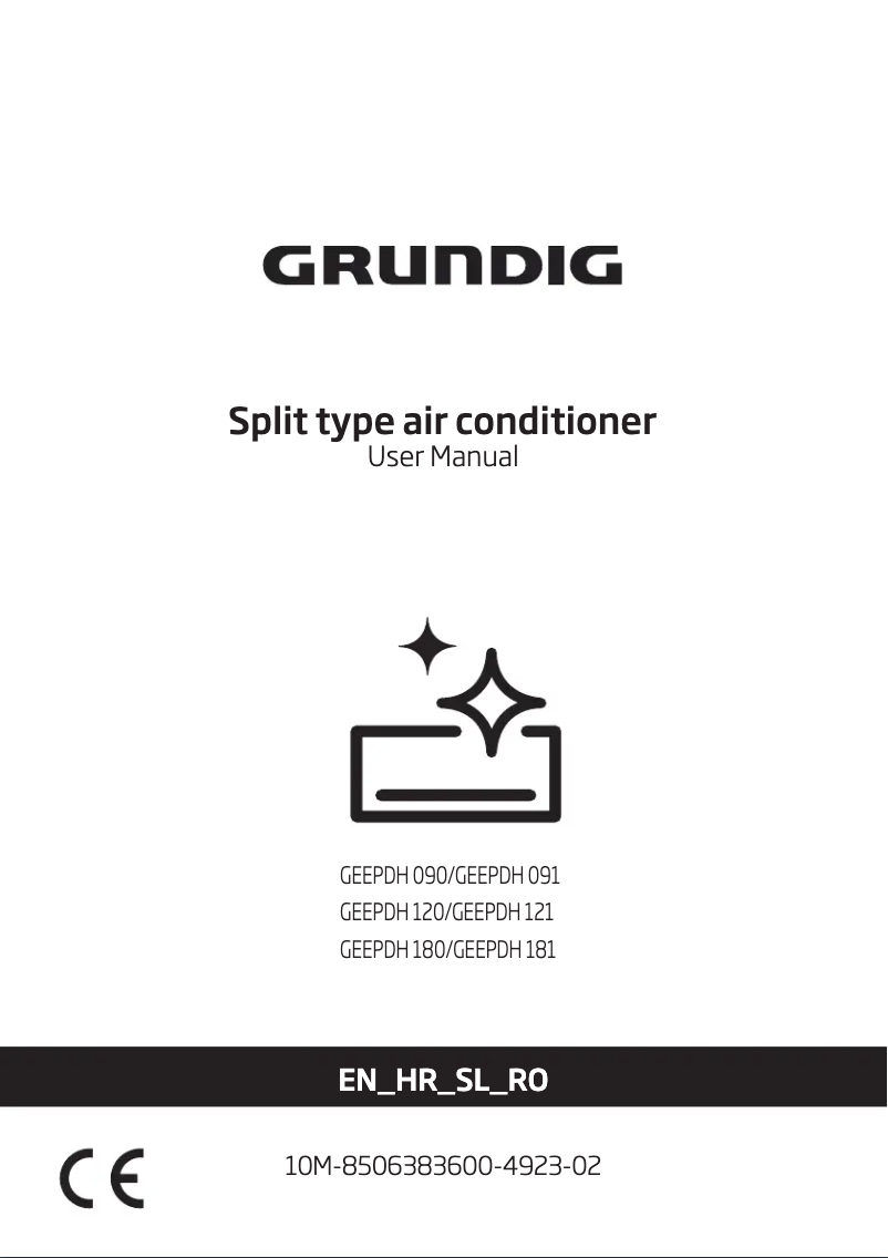 Page 1 de la notice Manuel utilisateur Grundig GEEPDH 120/ GEEPDH 121