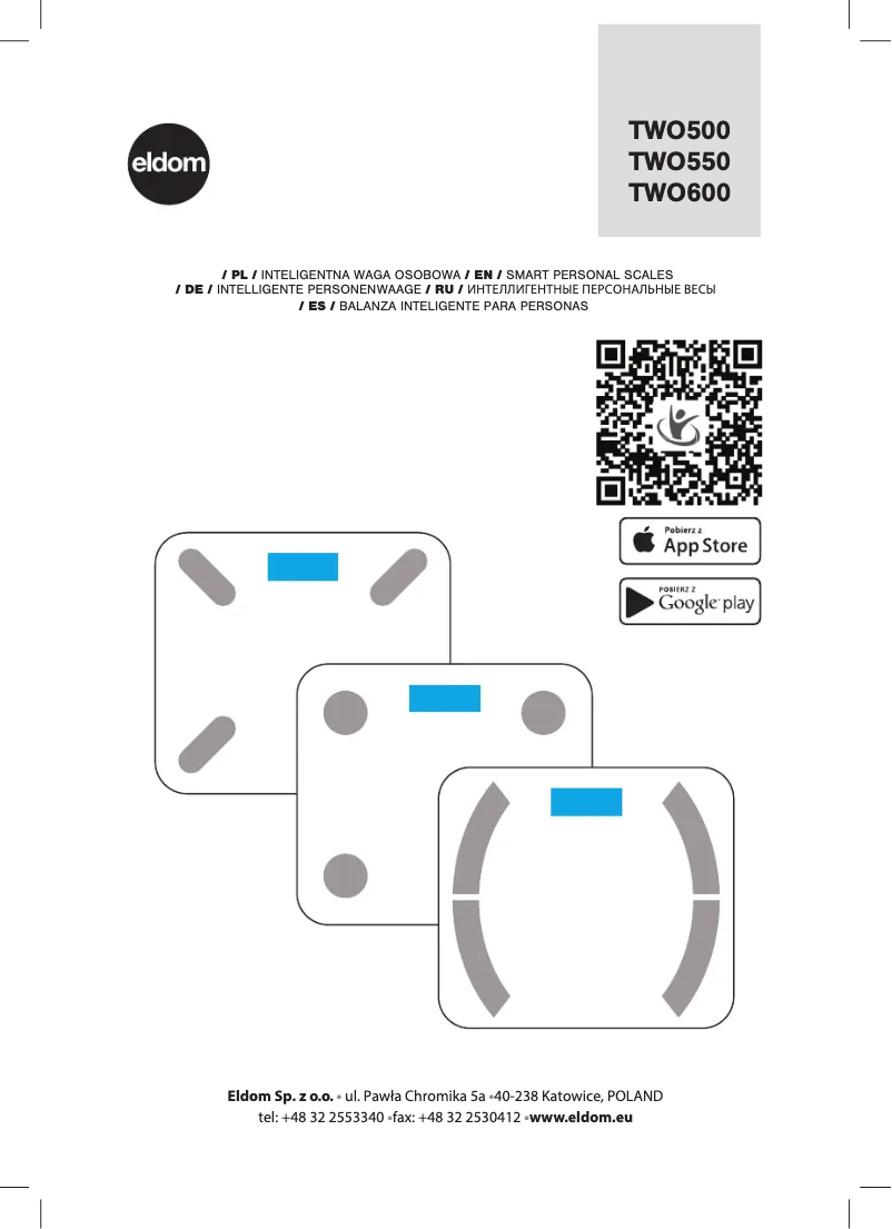 Page 1 de la notice Manuel utilisateur Eldom ELLIE TWO600