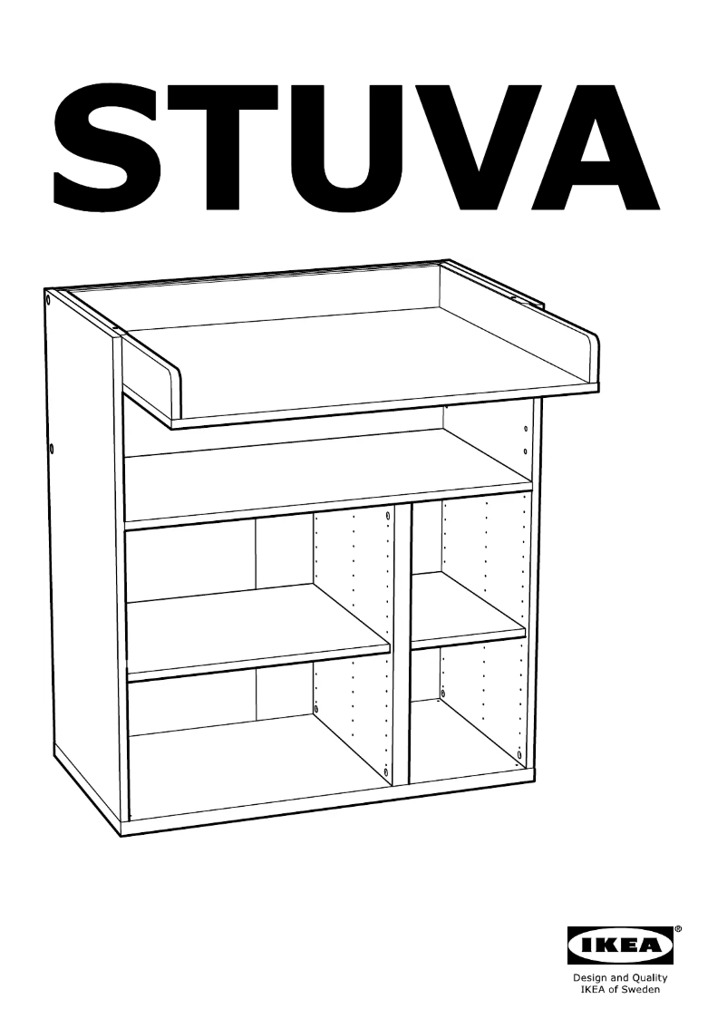 Page 1 de la notice Mode d'emploi Ikea Stuva