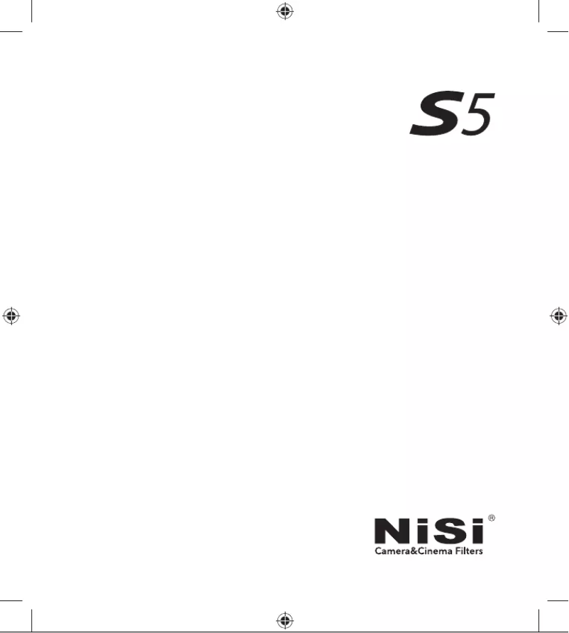 Page 1 de la notice Manuel utilisateur NiSi S5