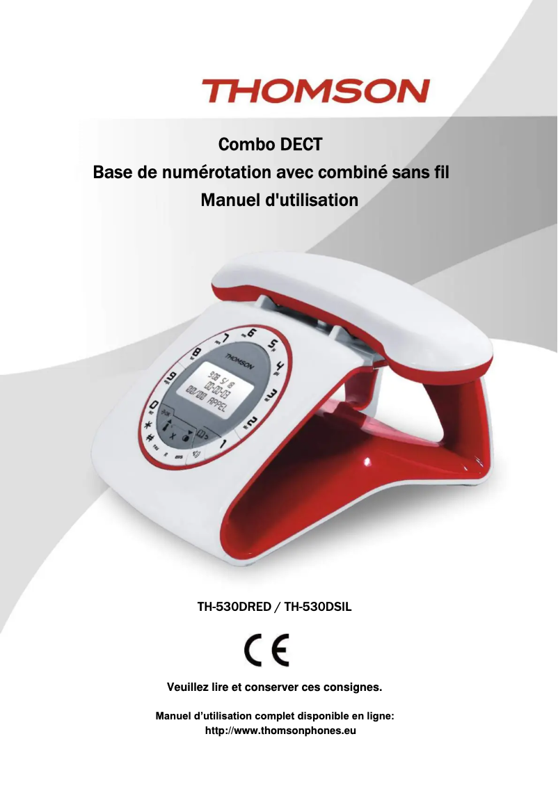 Imagen de la primera página del manual del dispositivo TH-530