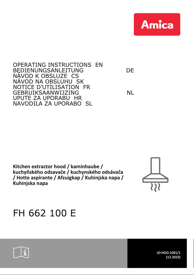 Page 1 de la notice Manuel utilisateur Amica FH 662 100 E