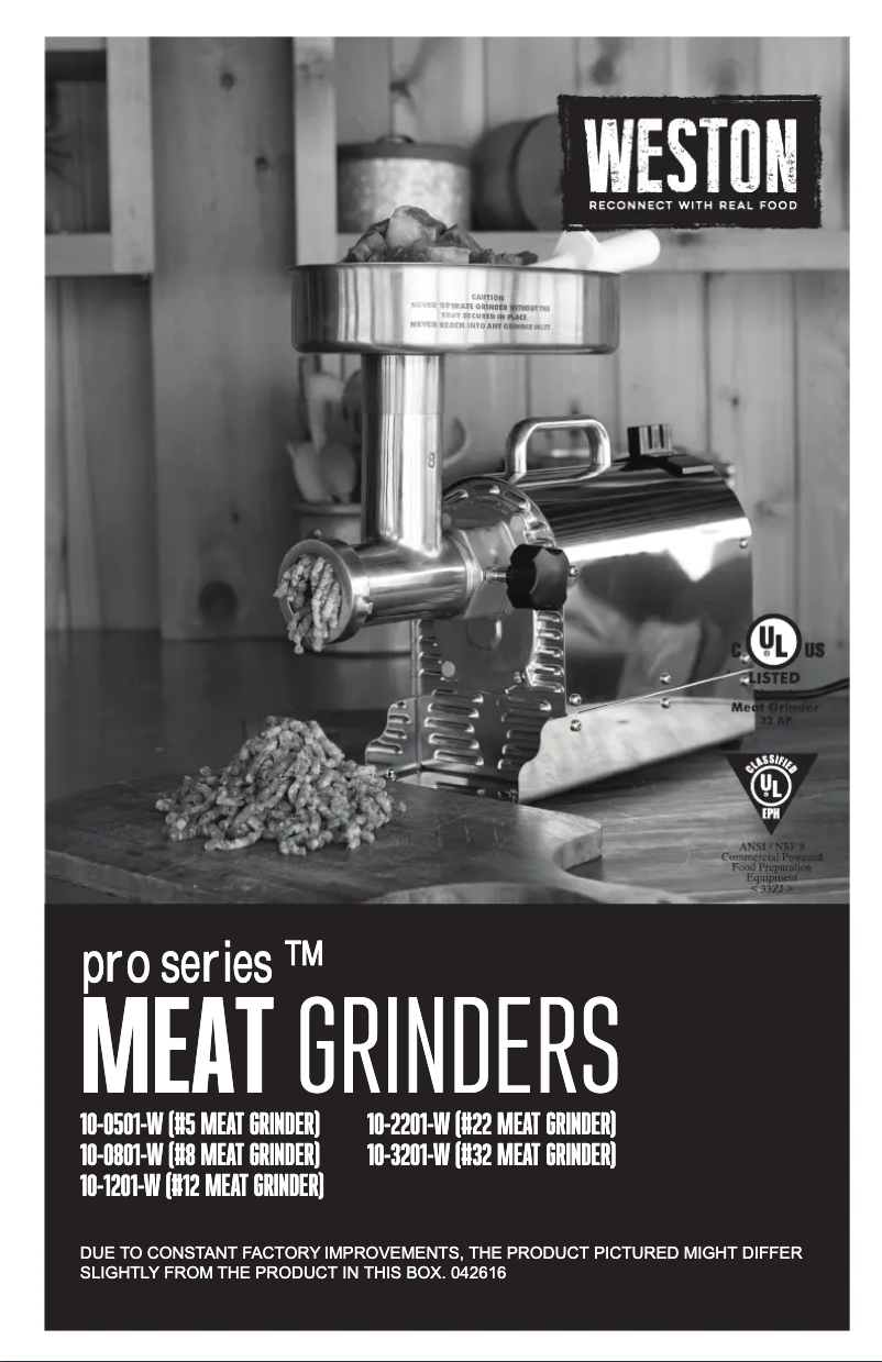 Page 1 de la notice Manuel utilisateur Weston 33-1301-W