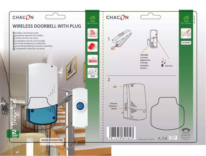 Página 1 del manual Manual de usuario Chacon 84162