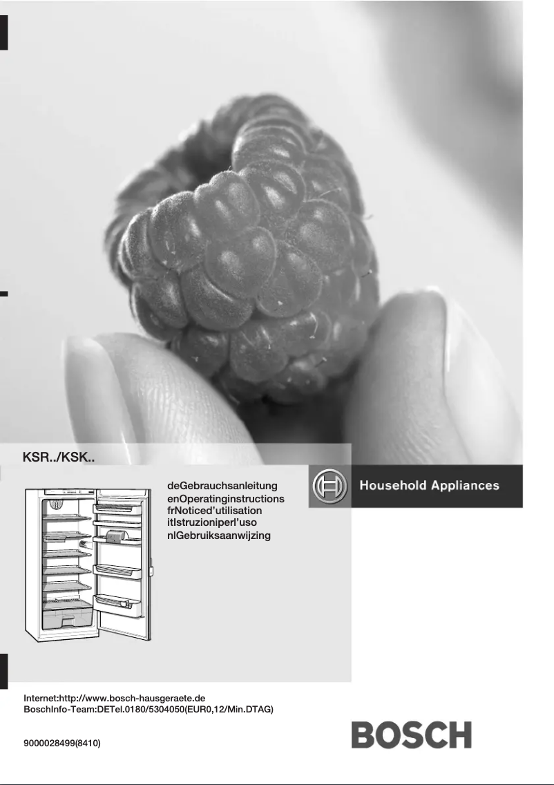 Page 1 of the manual User Manual Bosch KSR34425