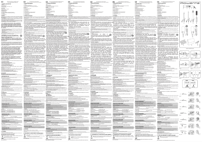 Page 1 de la notice Manuel utilisateur Rowenta CF4132E0