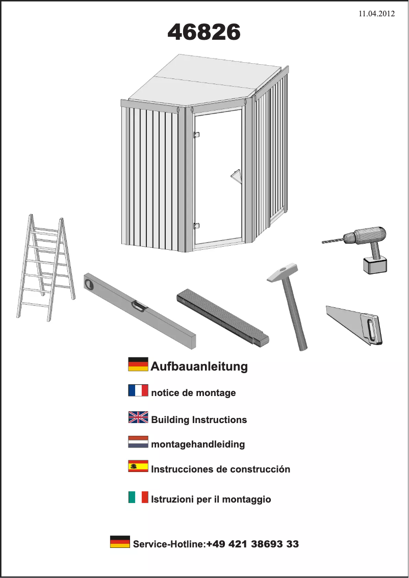 Page 1 de la notice Manuel utilisateur Karibu Carin