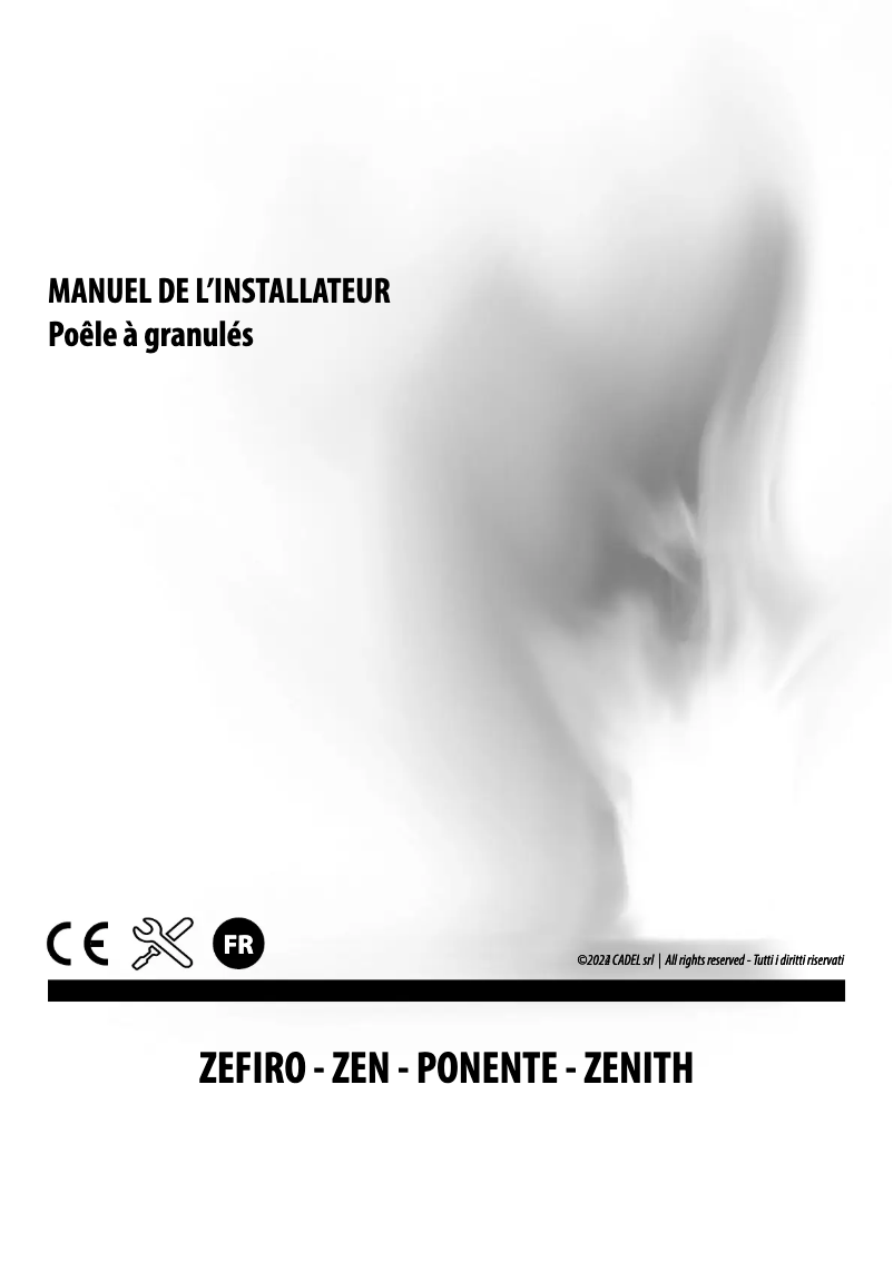 Page 1 de la notice Guide d'installation Cadel Zefiro 9