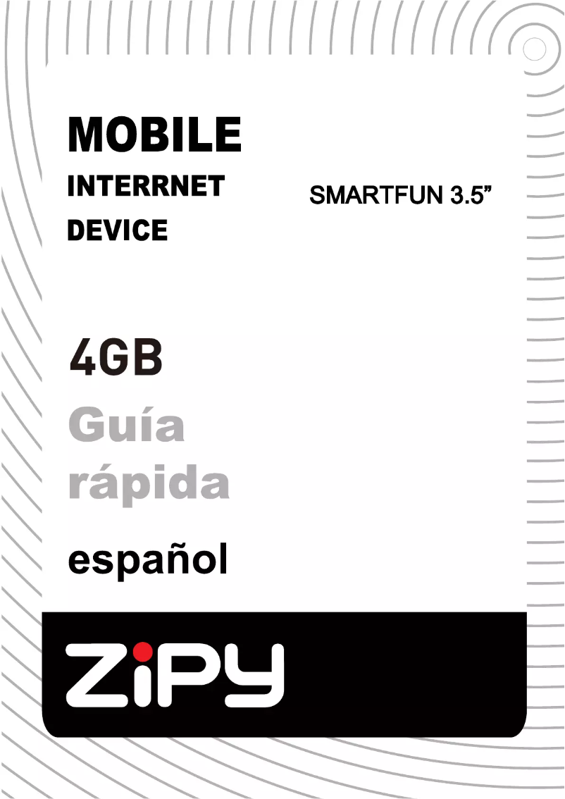 Página 1 del manual Manual de usuario Zipy Smart Fun 3.5