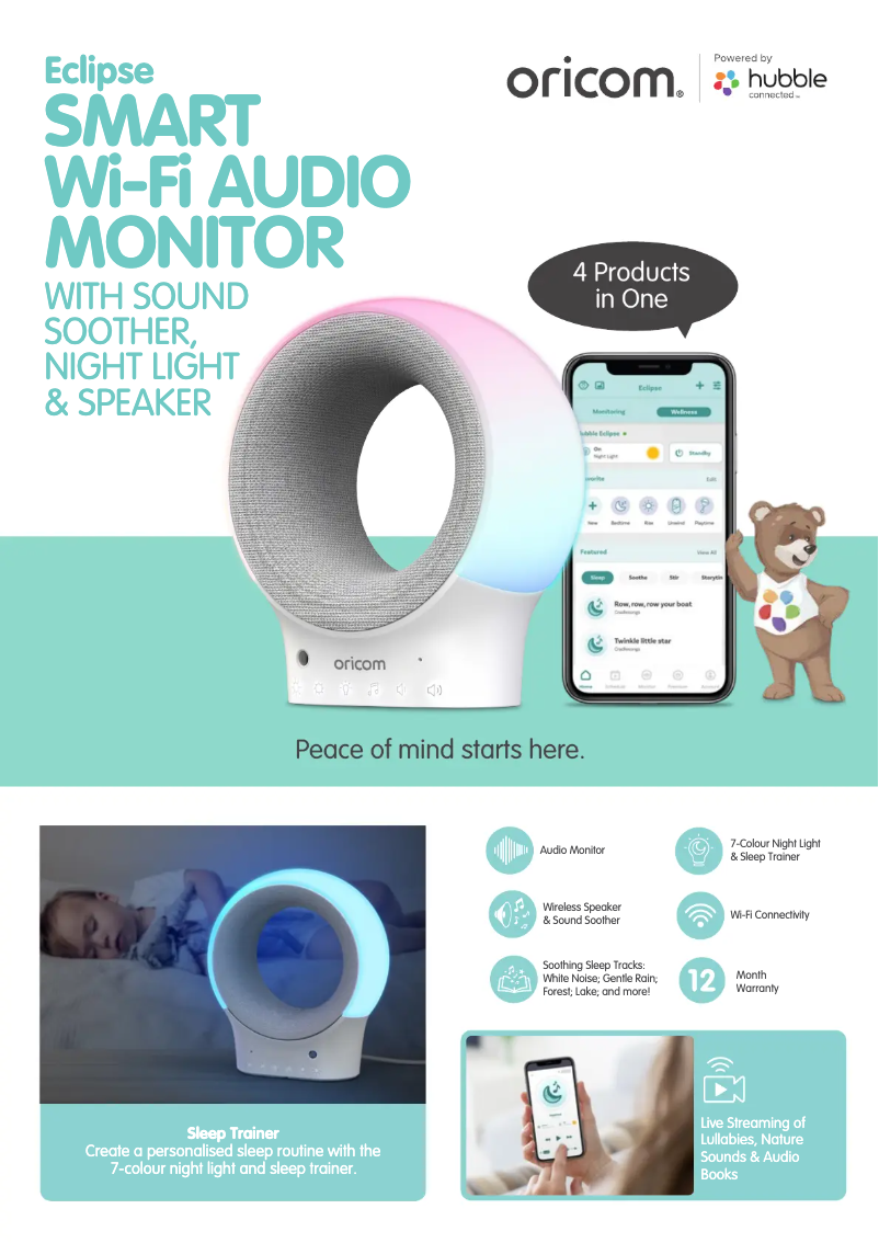 Página 1 del manual Ficha técnica Oricom OBHSSOO